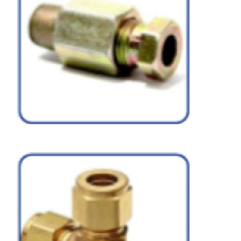 Straight Brass Hydraulic Adapter - 
