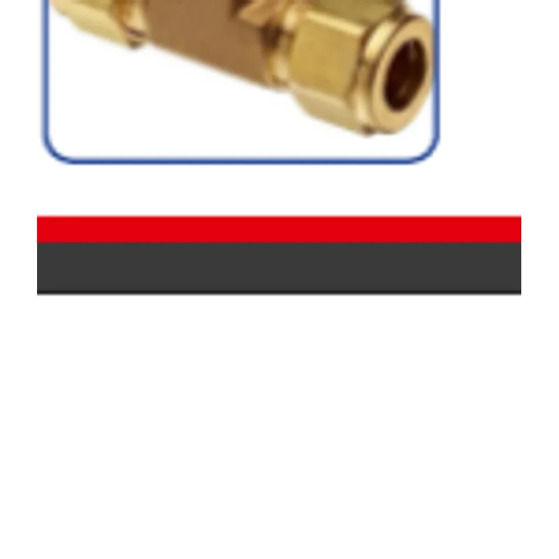 Brass Compression Tee Fitting - 